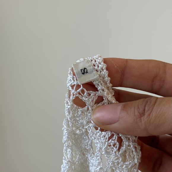 Vintage Euro crochet tank top (S) - Picture 7 of 7